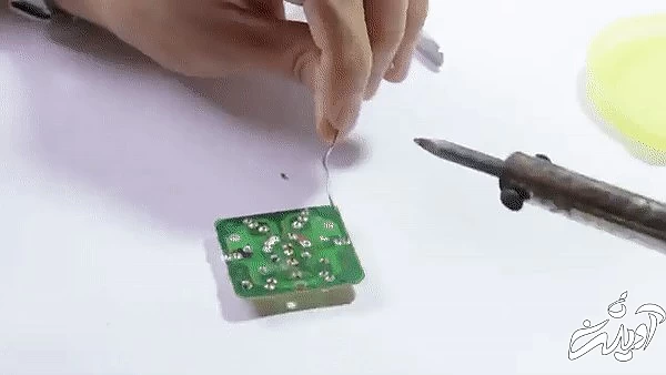 نحوه لحیم کردن اجزا مختلف